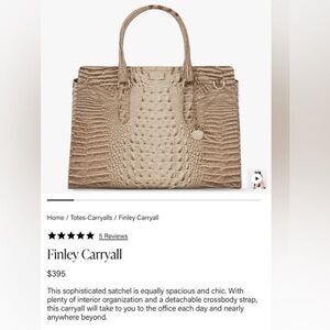 Brahmin Finley Carryall in Brown